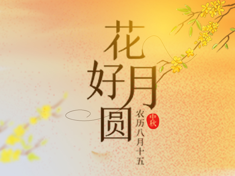 年年賞月，愿人如月長久